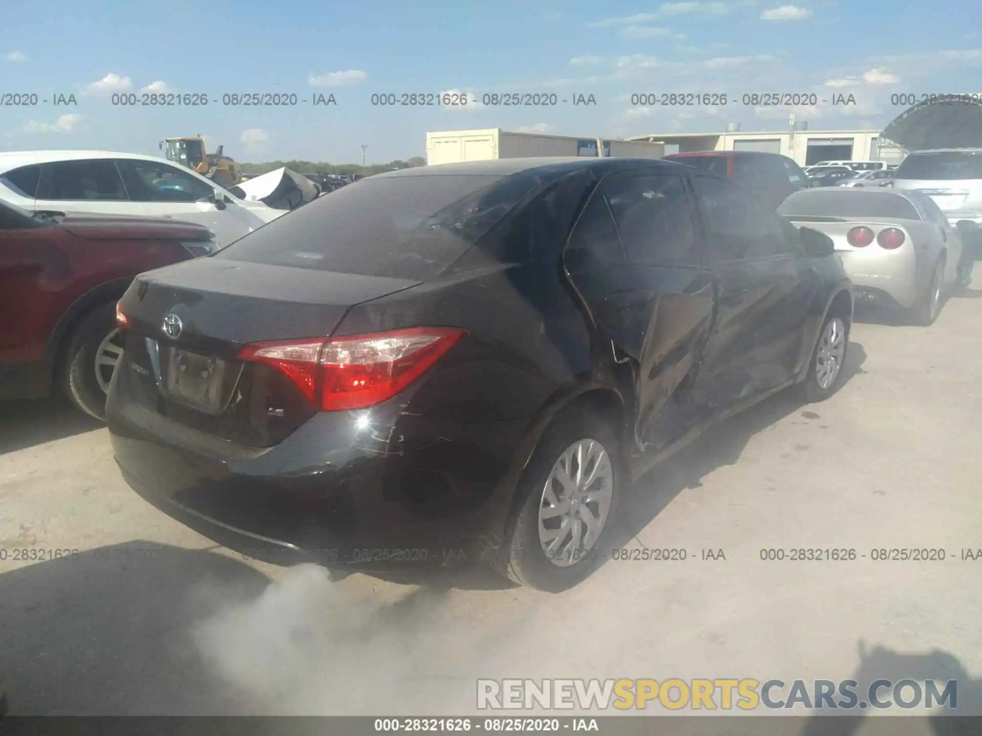 4 Photograph of a damaged car 5YFBURHE8KP858228 TOYOTA COROLLA 2019