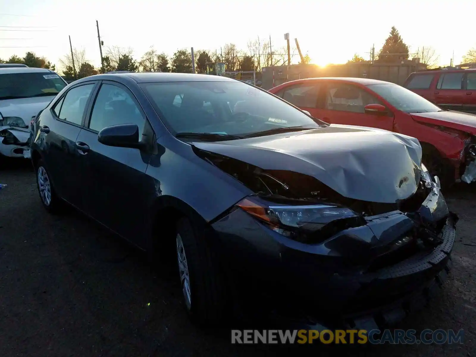 1 Photograph of a damaged car 5YFBURHE8KP858505 TOYOTA COROLLA 2019