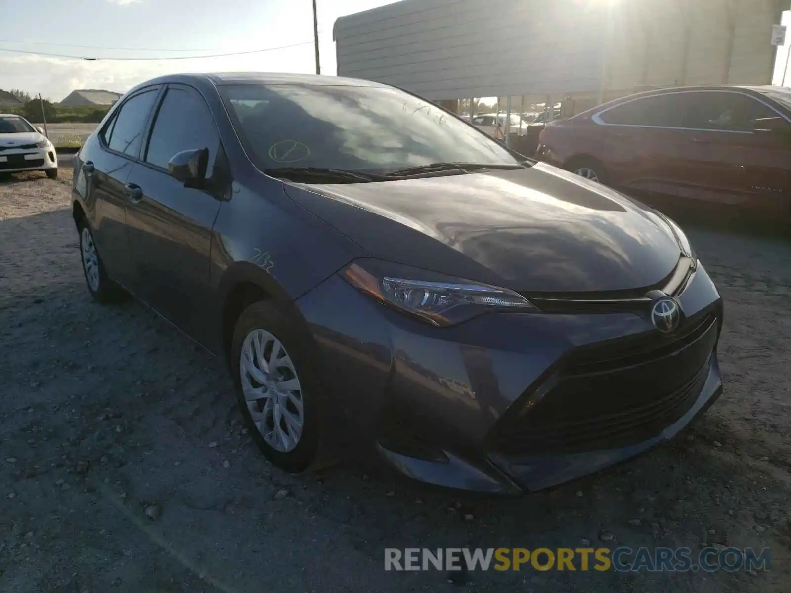 1 Photograph of a damaged car 5YFBURHE8KP858522 TOYOTA COROLLA 2019