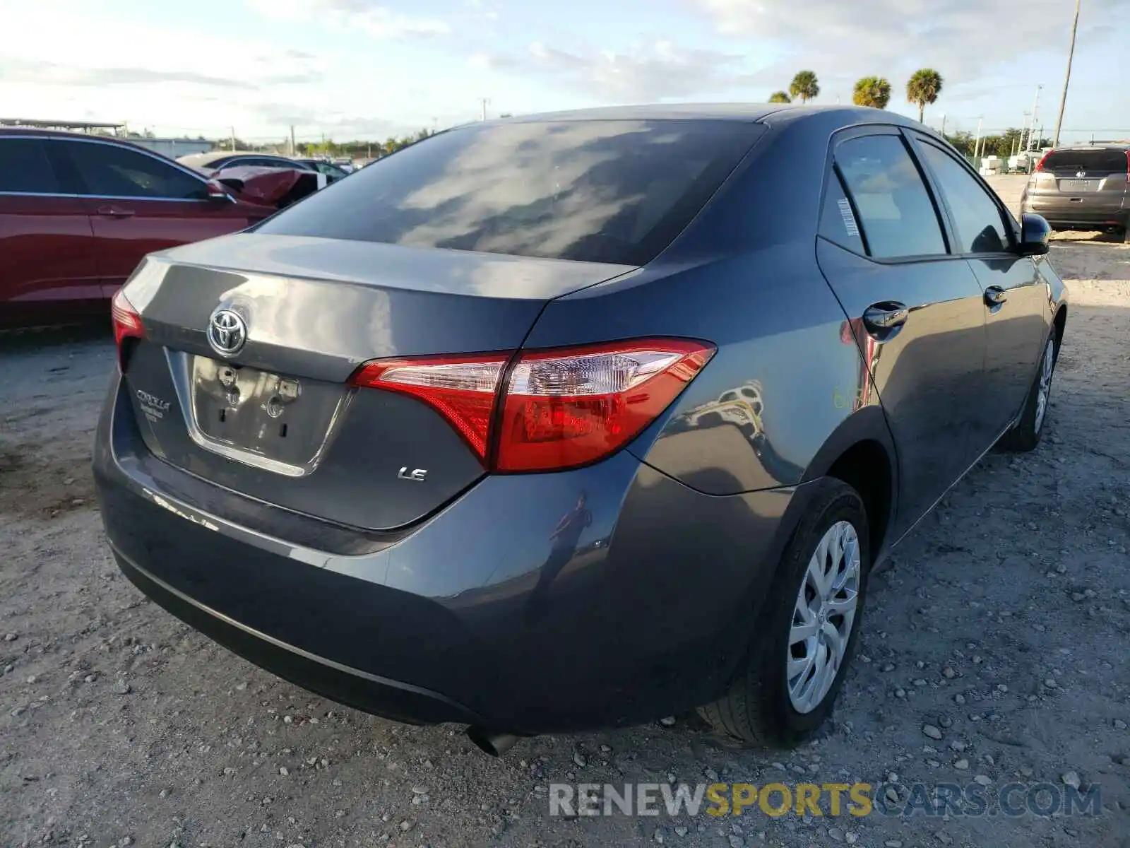 4 Photograph of a damaged car 5YFBURHE8KP858522 TOYOTA COROLLA 2019