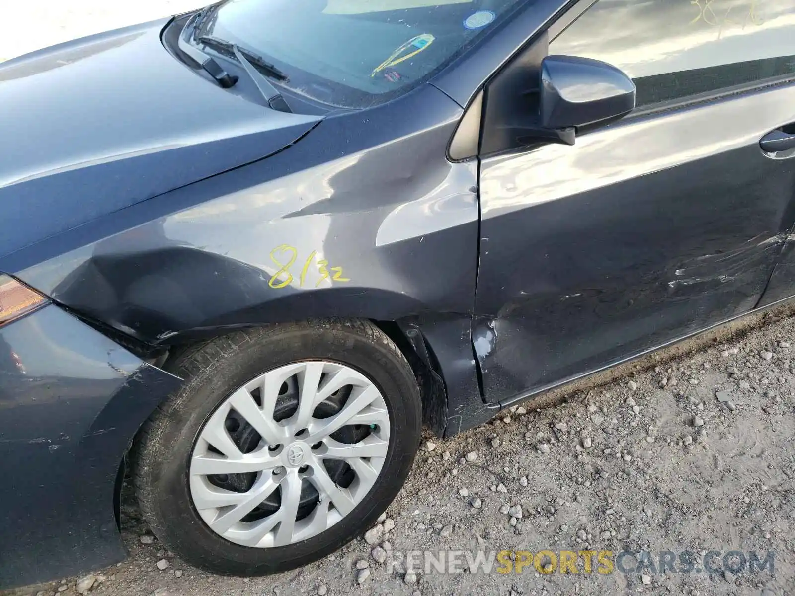 9 Photograph of a damaged car 5YFBURHE8KP858522 TOYOTA COROLLA 2019