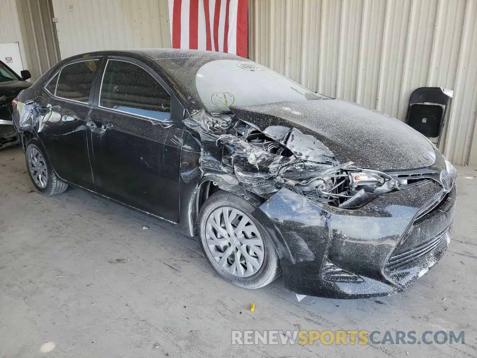 1 Photograph of a damaged car 5YFBURHE8KP858553 TOYOTA COROLLA 2019