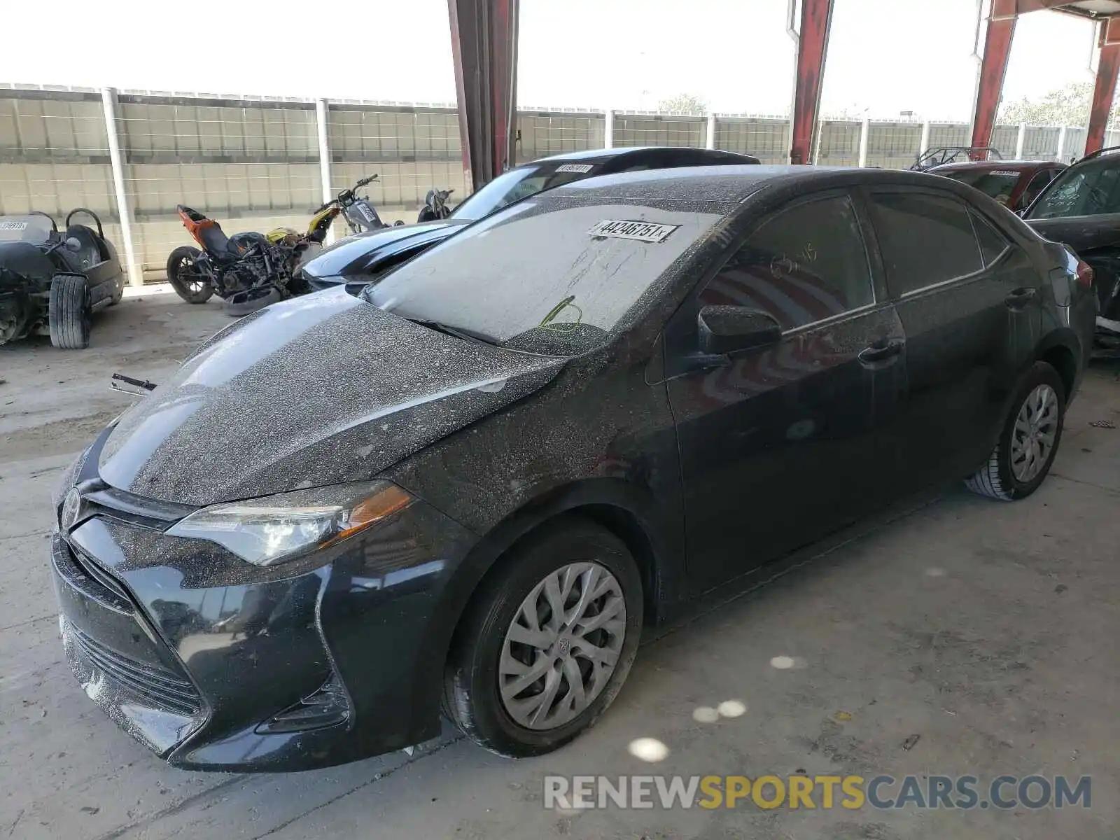 2 Photograph of a damaged car 5YFBURHE8KP858553 TOYOTA COROLLA 2019