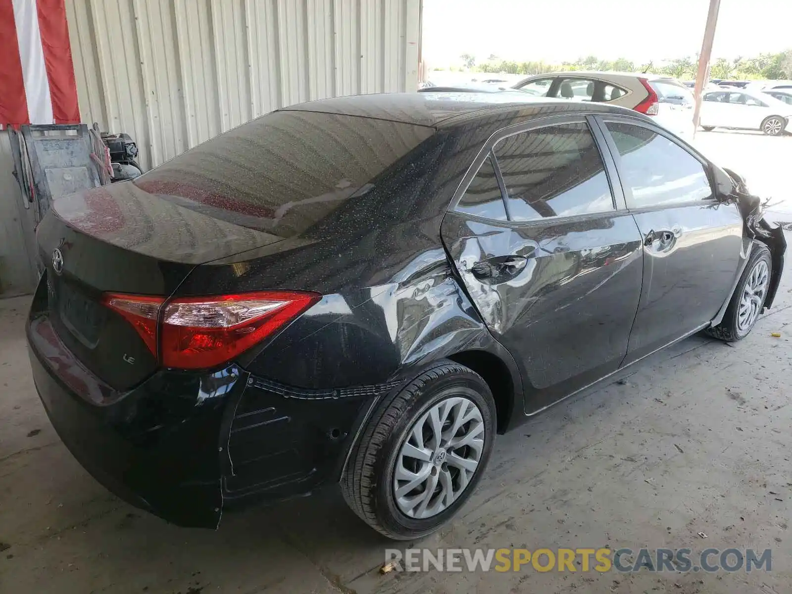 4 Photograph of a damaged car 5YFBURHE8KP858553 TOYOTA COROLLA 2019