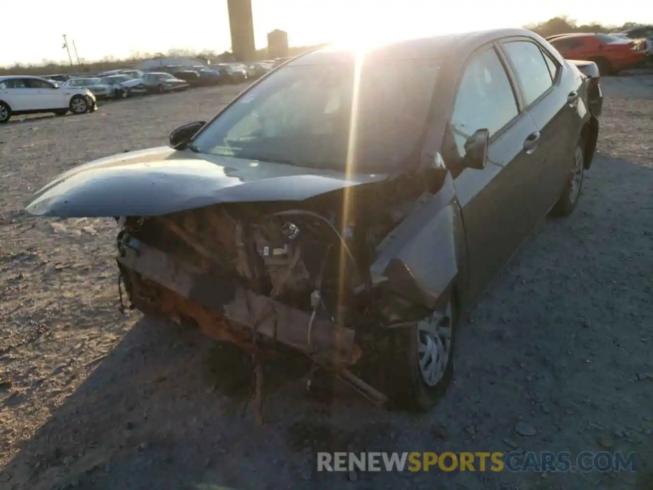 2 Photograph of a damaged car 5YFBURHE8KP858861 TOYOTA COROLLA 2019