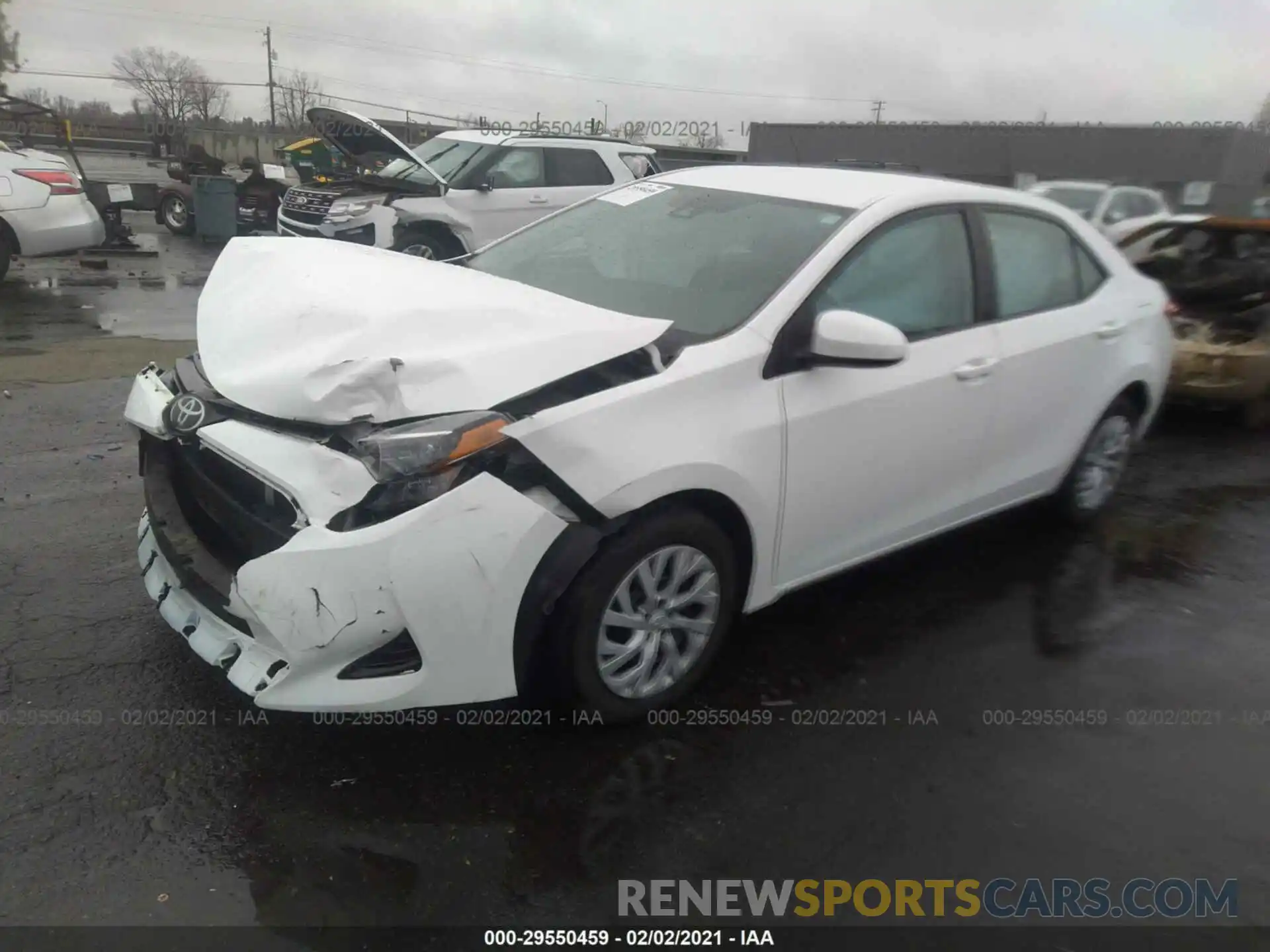 2 Photograph of a damaged car 5YFBURHE8KP859105 TOYOTA COROLLA 2019