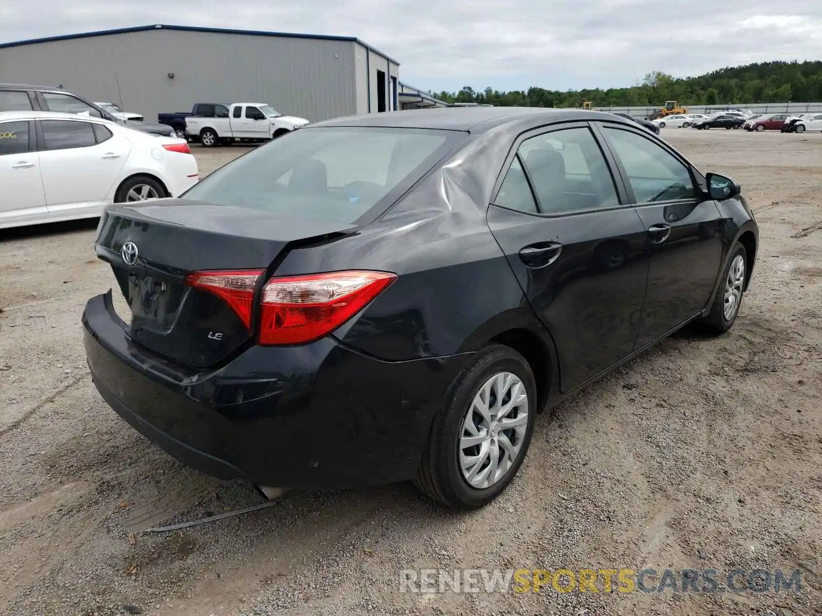 4 Photograph of a damaged car 5YFBURHE8KP859265 TOYOTA COROLLA 2019