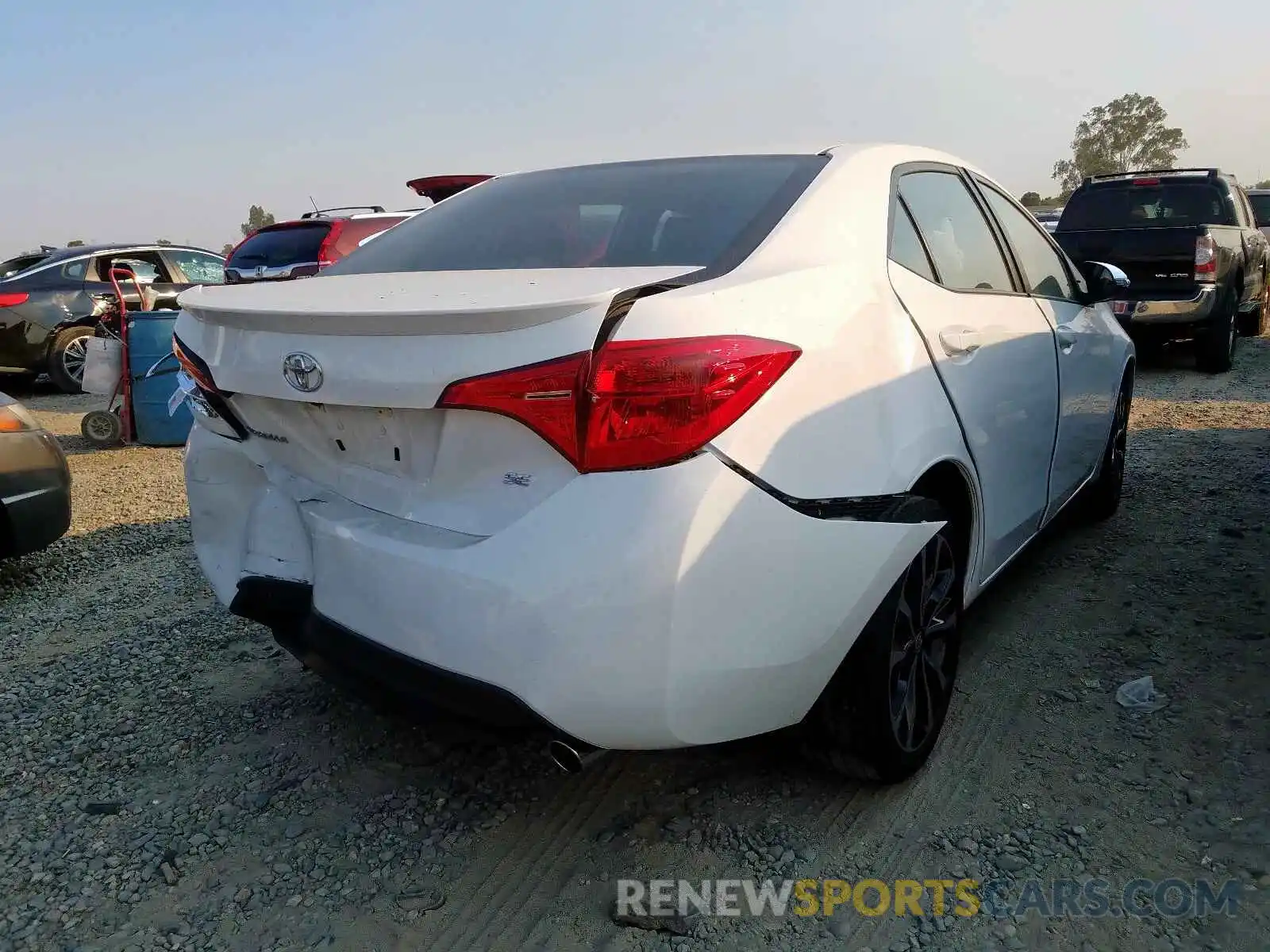 4 Photograph of a damaged car 5YFBURHE8KP859458 TOYOTA COROLLA 2019