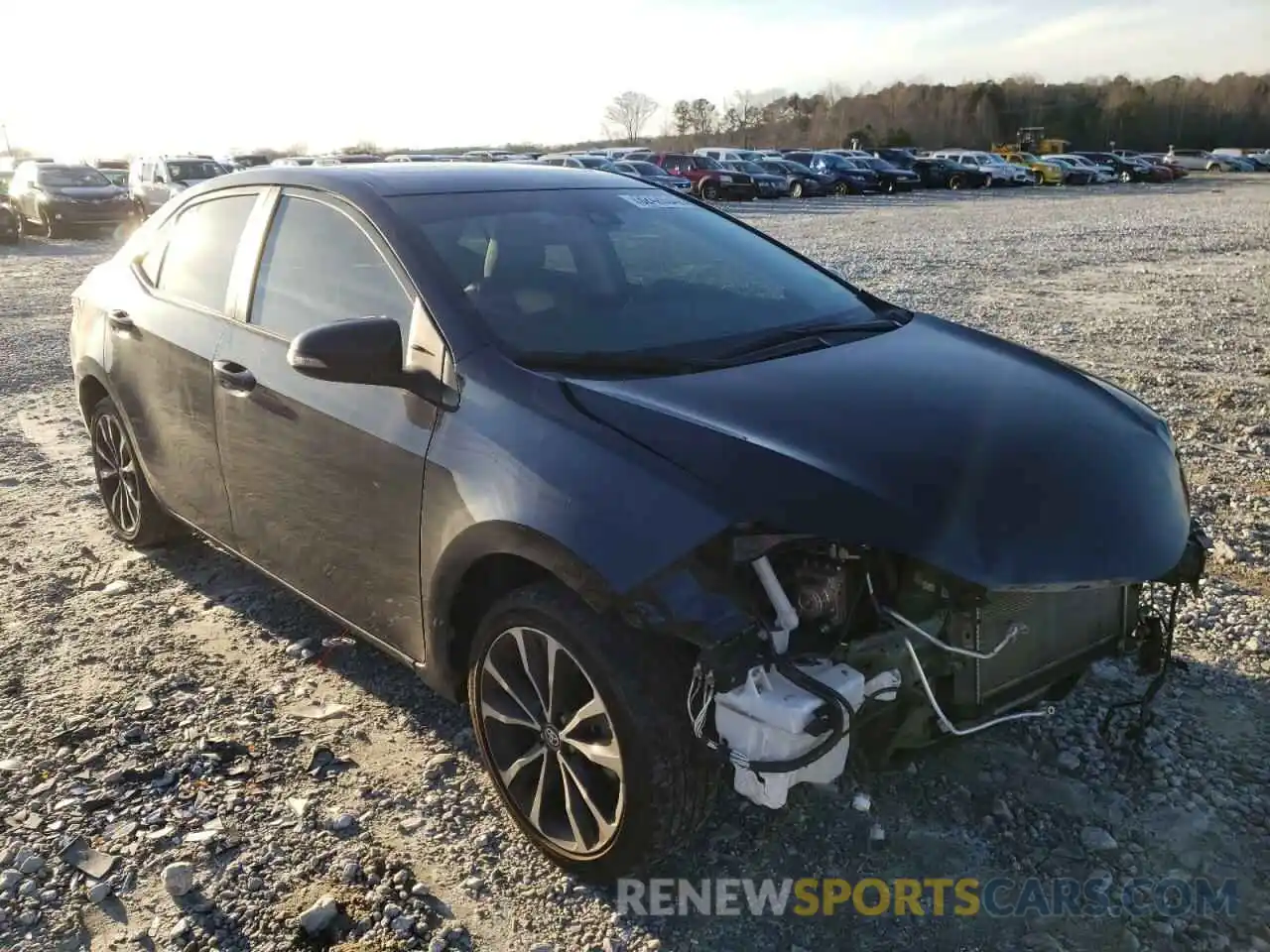 1 Photograph of a damaged car 5YFBURHE8KP859878 TOYOTA COROLLA 2019