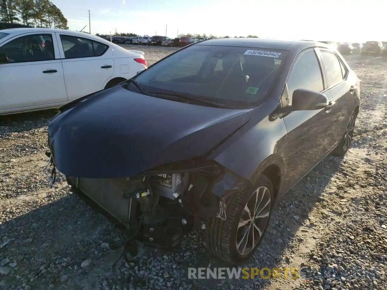 2 Photograph of a damaged car 5YFBURHE8KP859878 TOYOTA COROLLA 2019