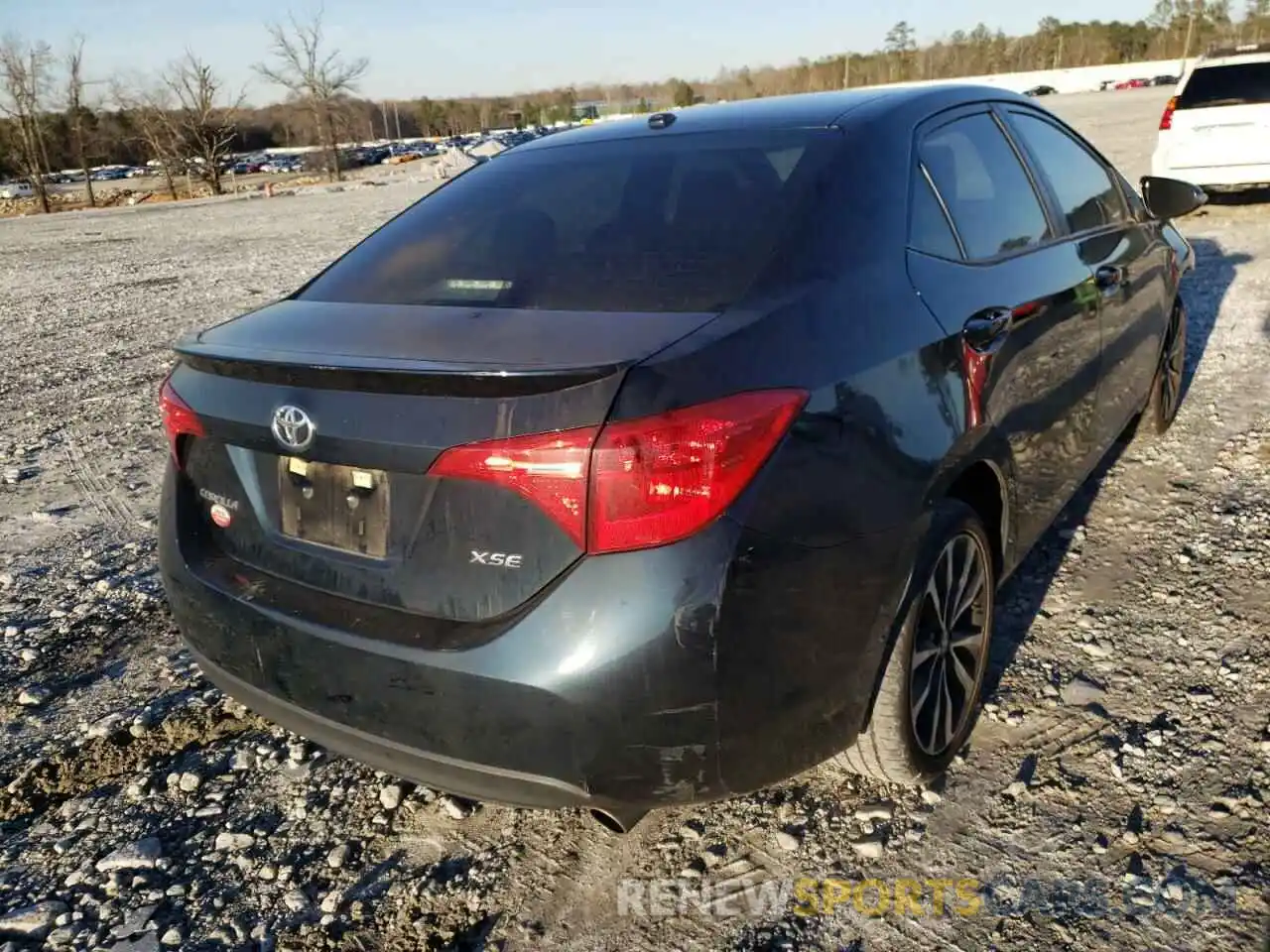 4 Photograph of a damaged car 5YFBURHE8KP859878 TOYOTA COROLLA 2019