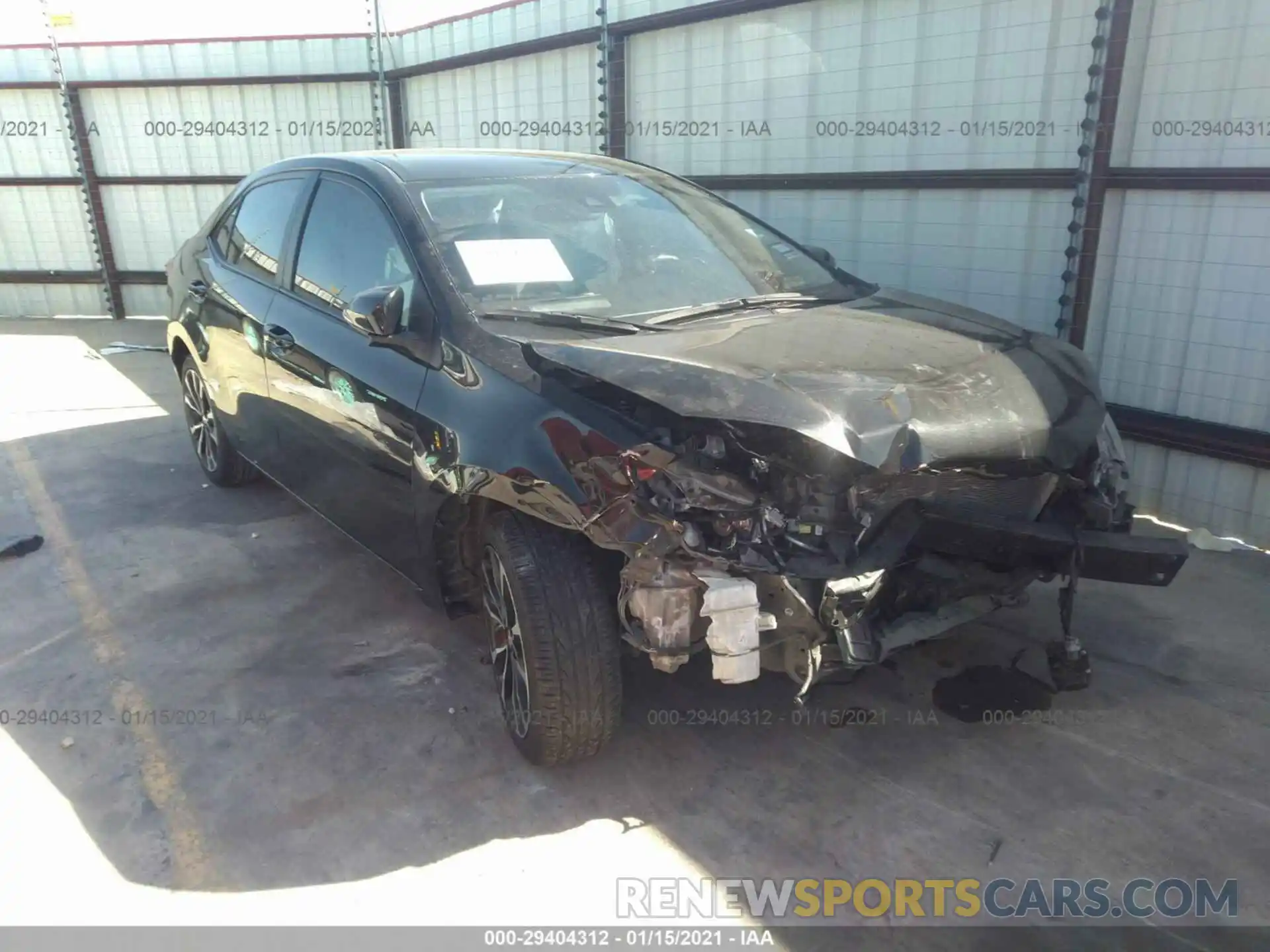 1 Photograph of a damaged car 5YFBURHE8KP859881 TOYOTA COROLLA 2019