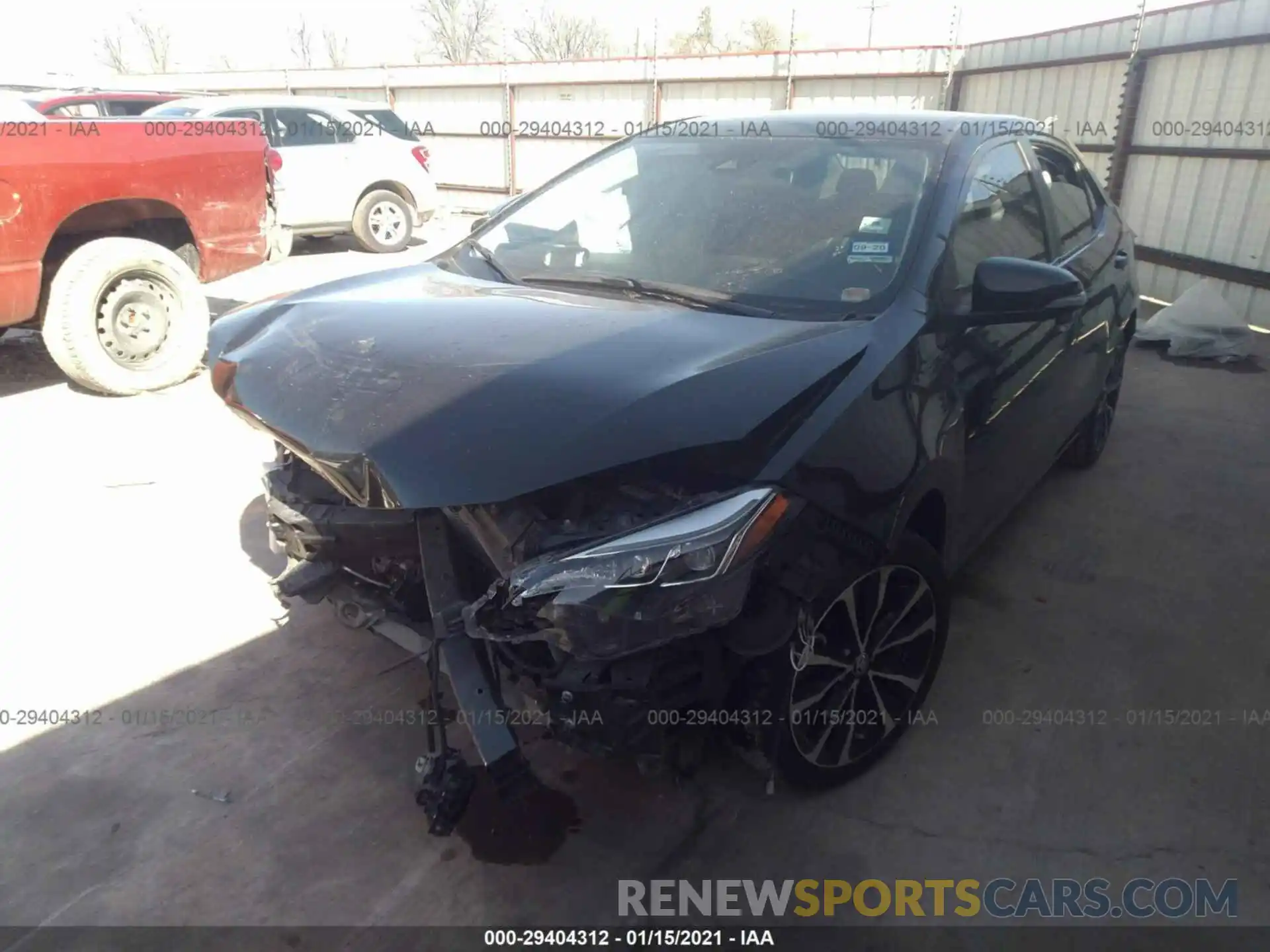 2 Photograph of a damaged car 5YFBURHE8KP859881 TOYOTA COROLLA 2019