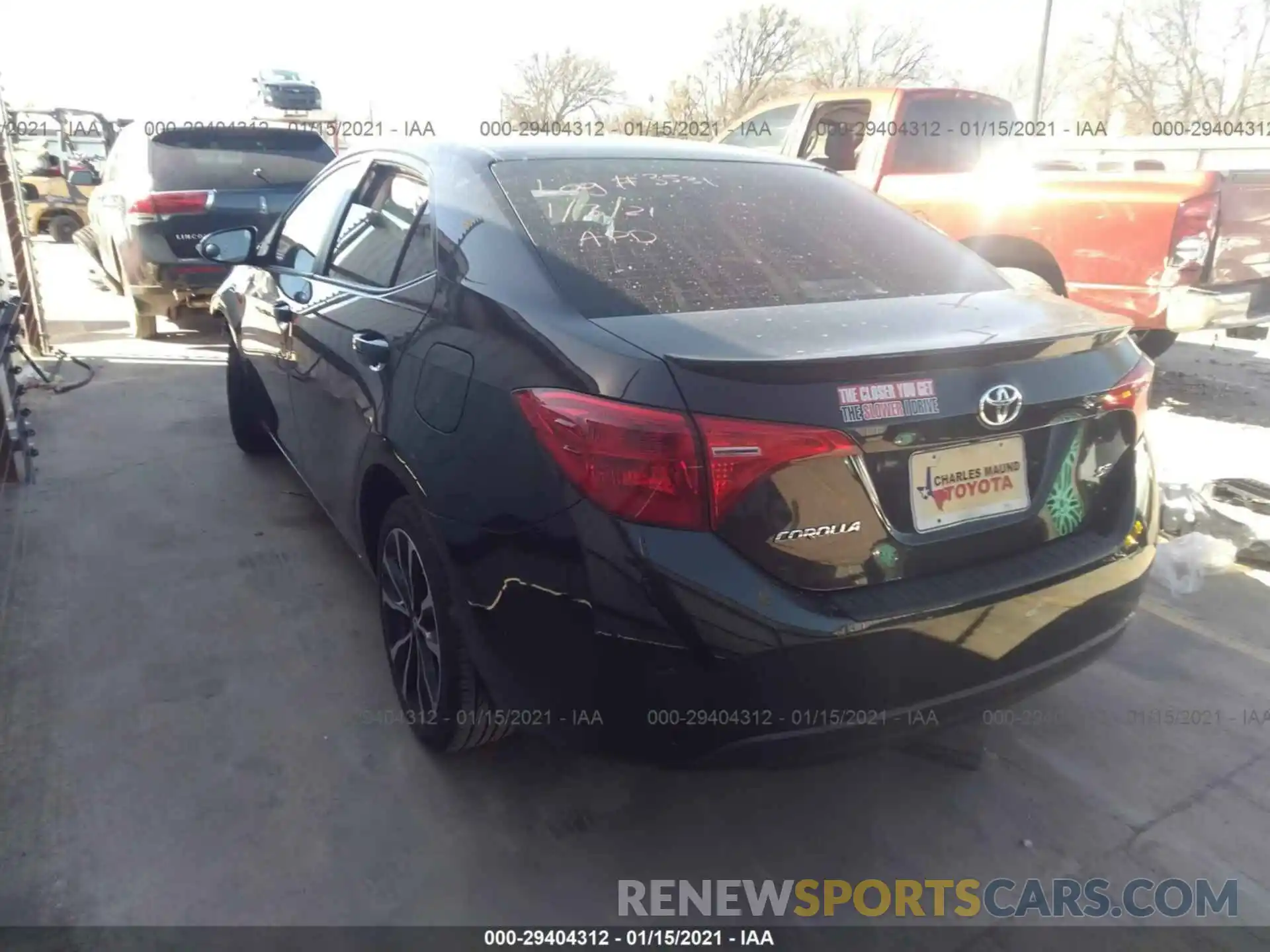 3 Photograph of a damaged car 5YFBURHE8KP859881 TOYOTA COROLLA 2019