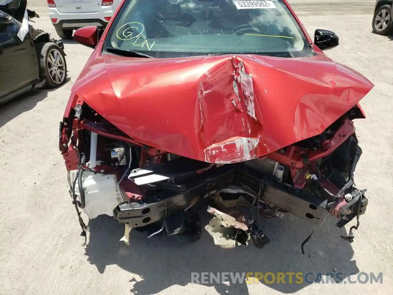 9 Photograph of a damaged car 5YFBURHE8KP859900 TOYOTA COROLLA 2019