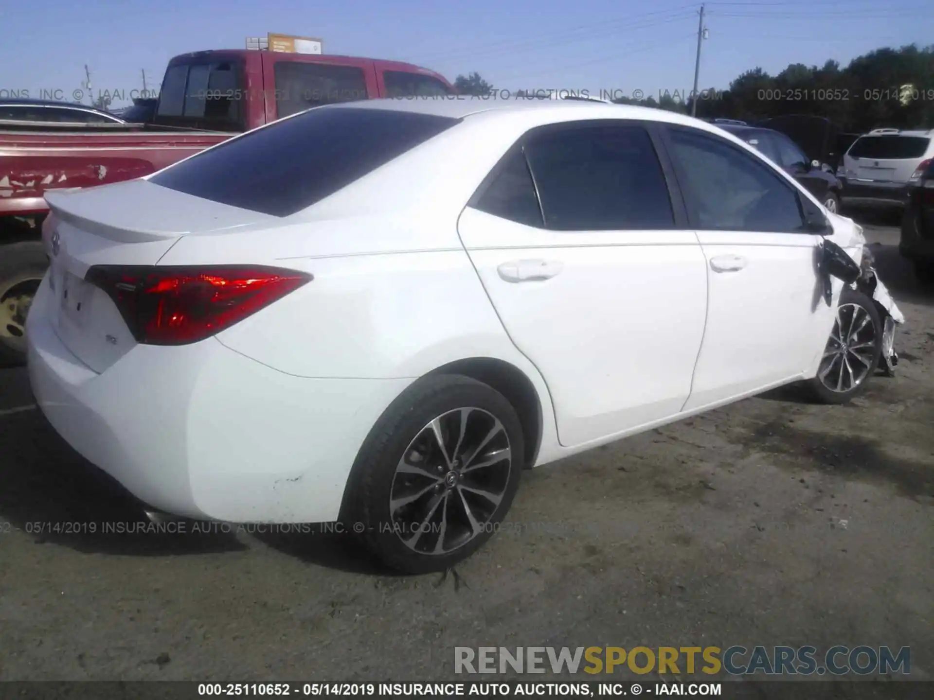 4 Photograph of a damaged car 5YFBURHE8KP860254 TOYOTA COROLLA 2019