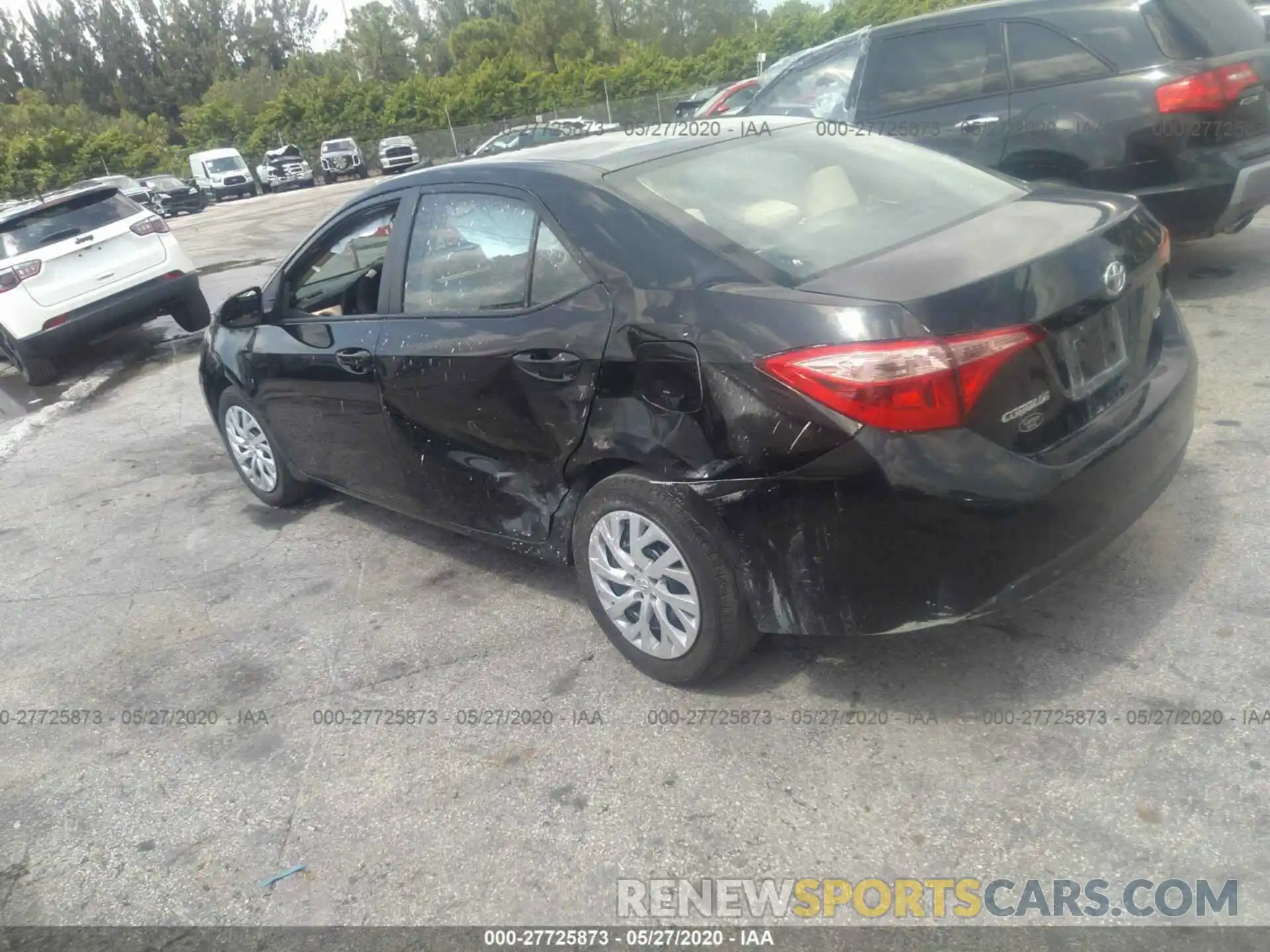 3 Photograph of a damaged car 5YFBURHE8KP860383 TOYOTA COROLLA 2019