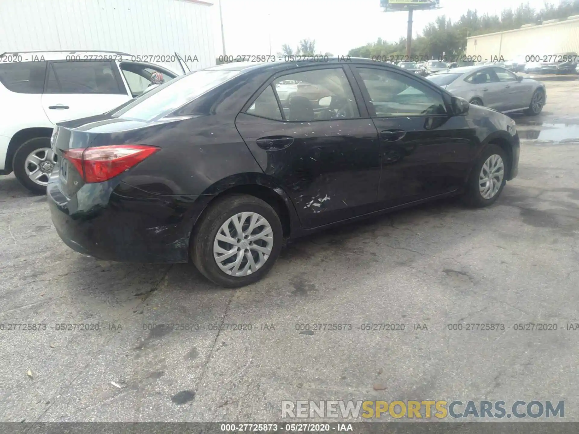 4 Photograph of a damaged car 5YFBURHE8KP860383 TOYOTA COROLLA 2019