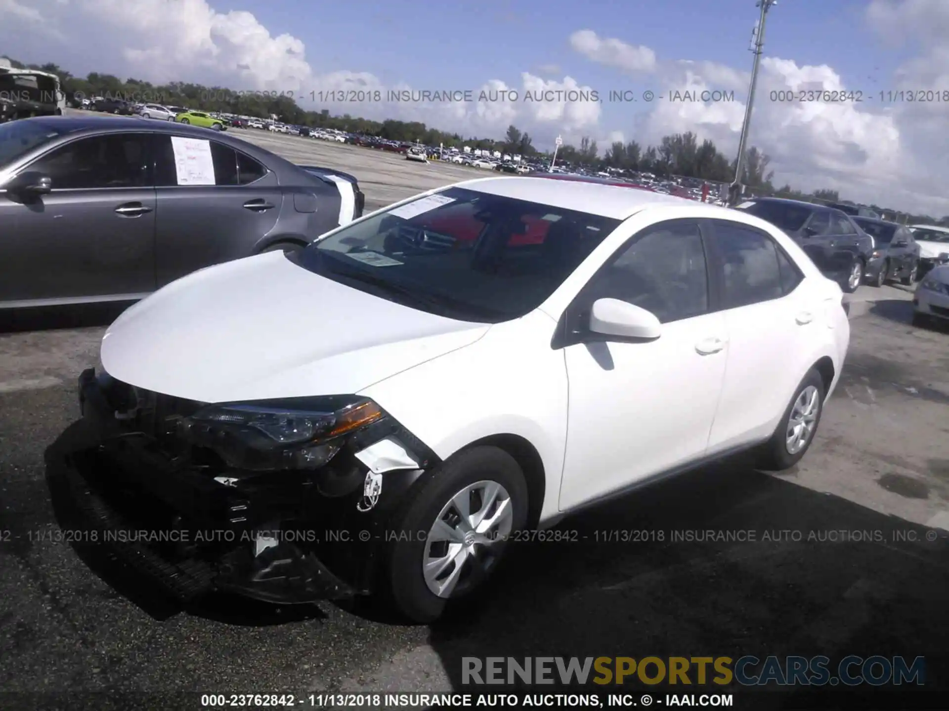 2 Photograph of a damaged car 5YFBURHE8KP860674 TOYOTA COROLLA 2019