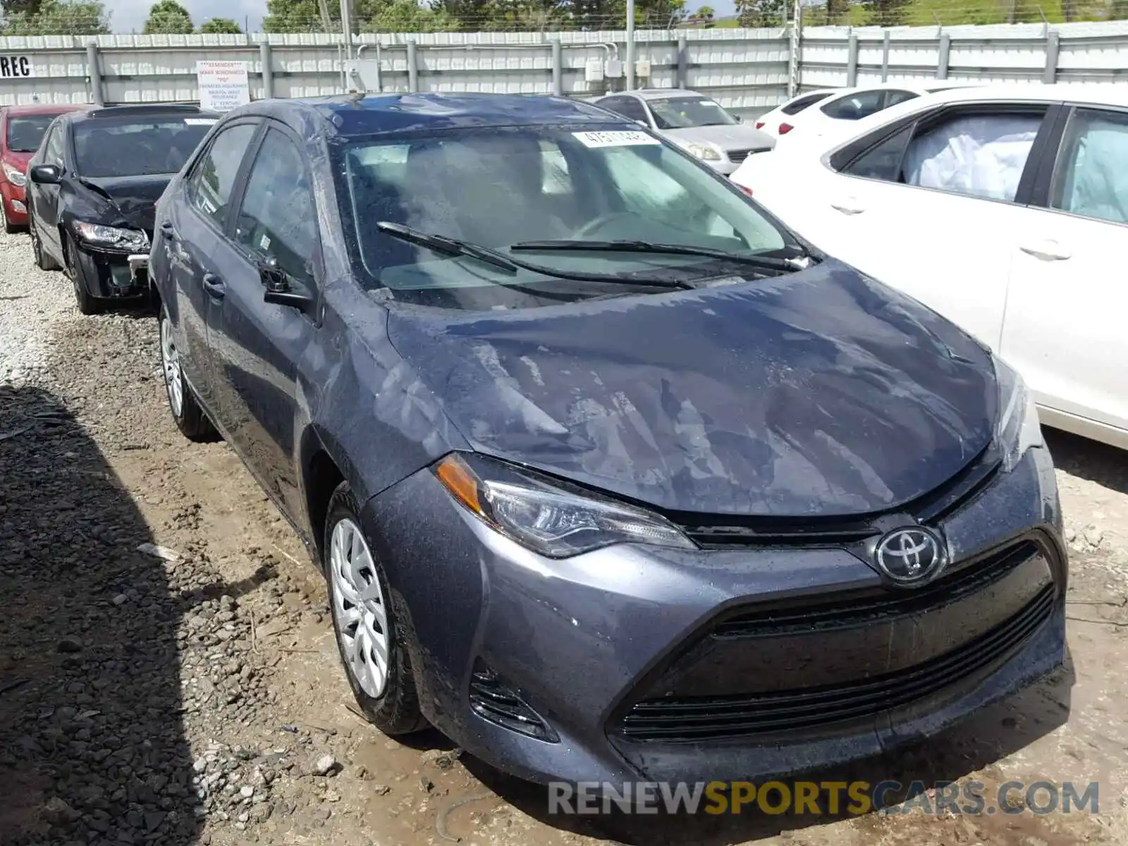 1 Photograph of a damaged car 5YFBURHE8KP860772 TOYOTA COROLLA 2019