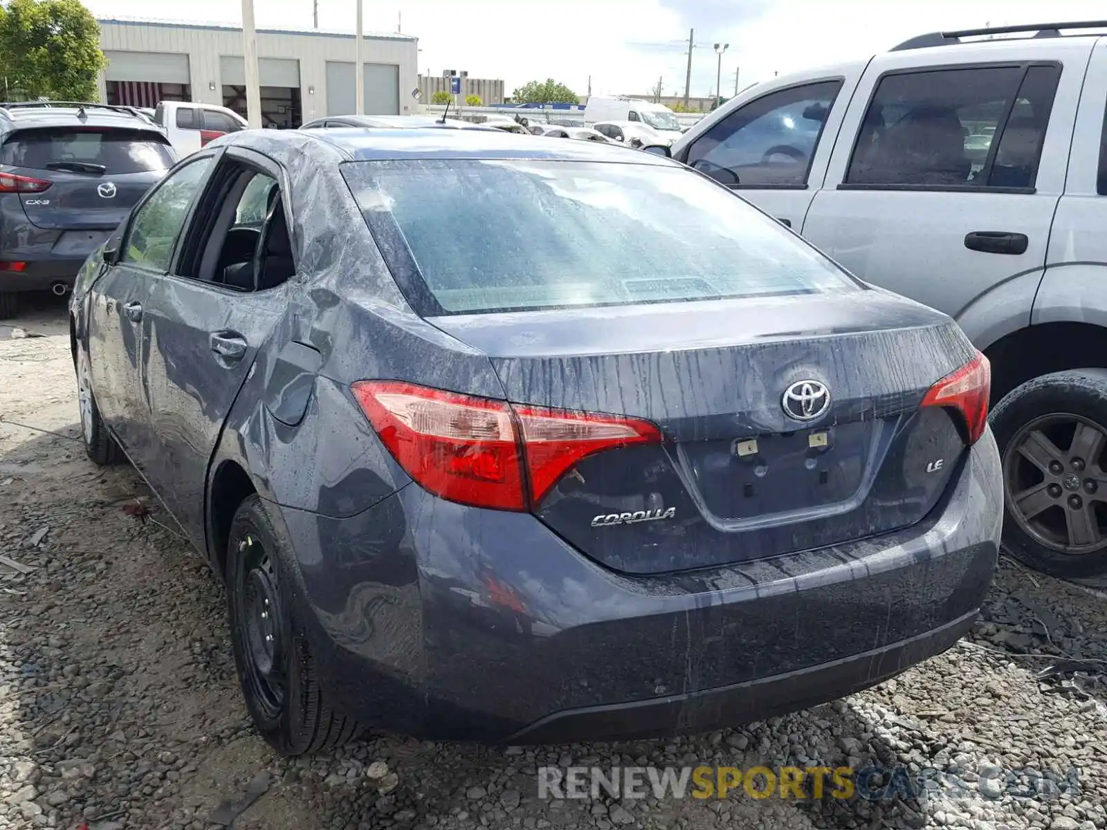 3 Photograph of a damaged car 5YFBURHE8KP860772 TOYOTA COROLLA 2019