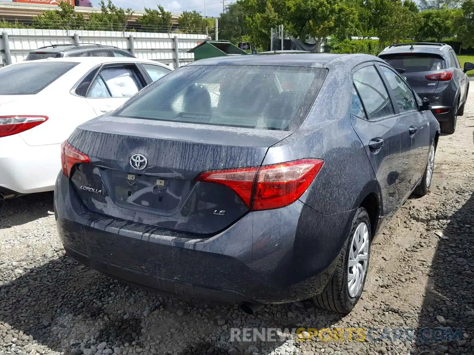 4 Photograph of a damaged car 5YFBURHE8KP860772 TOYOTA COROLLA 2019