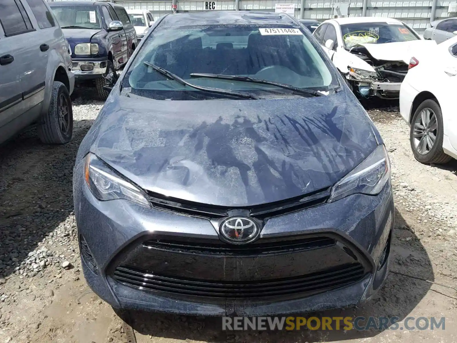 9 Photograph of a damaged car 5YFBURHE8KP860772 TOYOTA COROLLA 2019