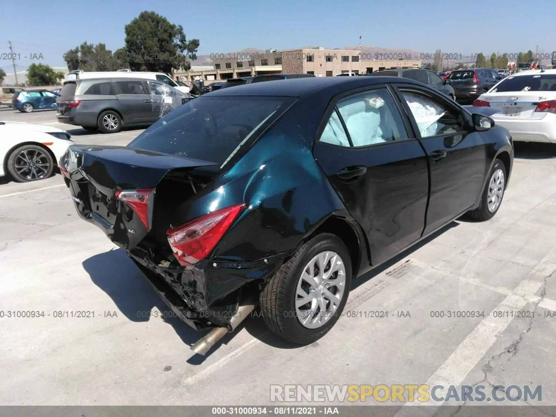 4 Photograph of a damaged car 5YFBURHE8KP861288 TOYOTA COROLLA 2019