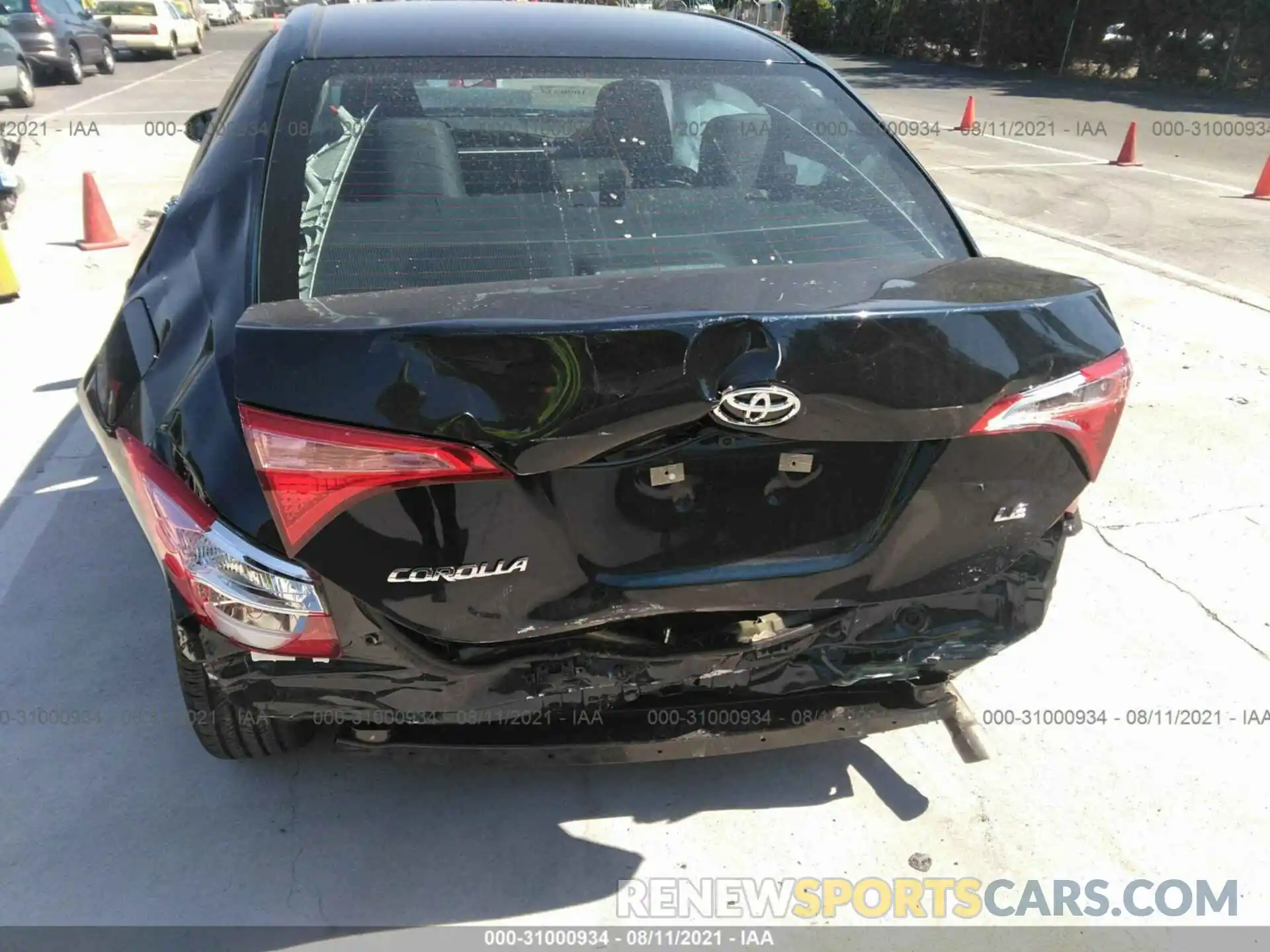 6 Photograph of a damaged car 5YFBURHE8KP861288 TOYOTA COROLLA 2019