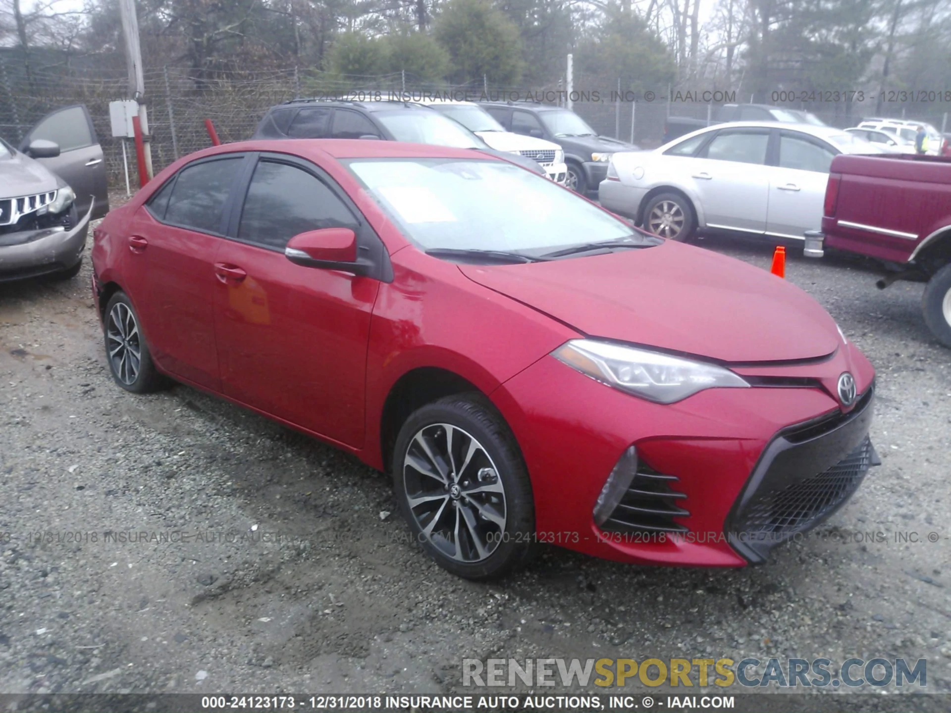 1 Photograph of a damaged car 5YFBURHE8KP861419 TOYOTA COROLLA 2019