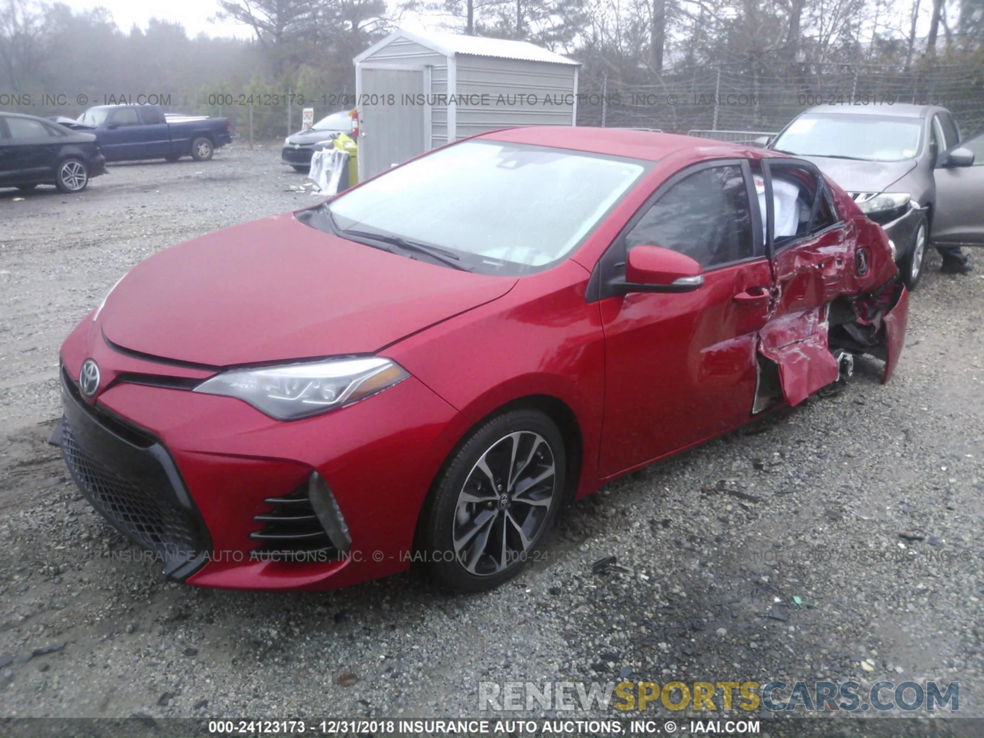 2 Photograph of a damaged car 5YFBURHE8KP861419 TOYOTA COROLLA 2019