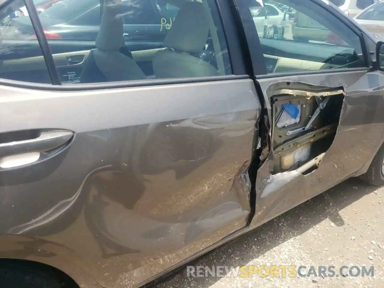 9 Photograph of a damaged car 5YFBURHE8KP861520 TOYOTA COROLLA 2019