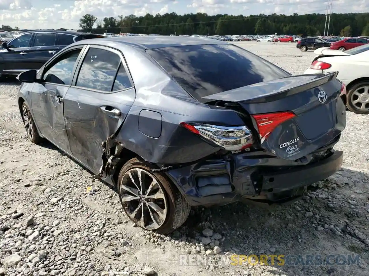 3 Photograph of a damaged car 5YFBURHE8KP861985 TOYOTA COROLLA 2019