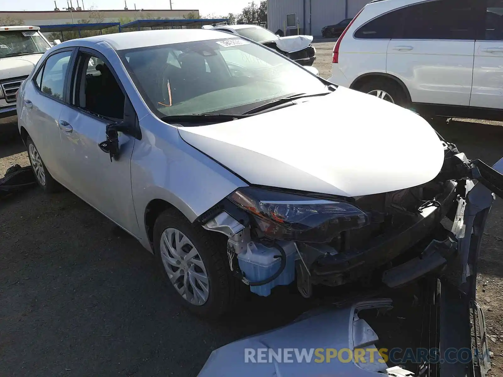 1 Photograph of a damaged car 5YFBURHE8KP862070 TOYOTA COROLLA 2019