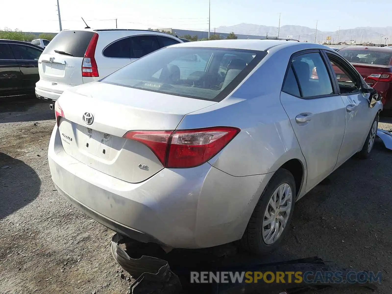 4 Photograph of a damaged car 5YFBURHE8KP862070 TOYOTA COROLLA 2019