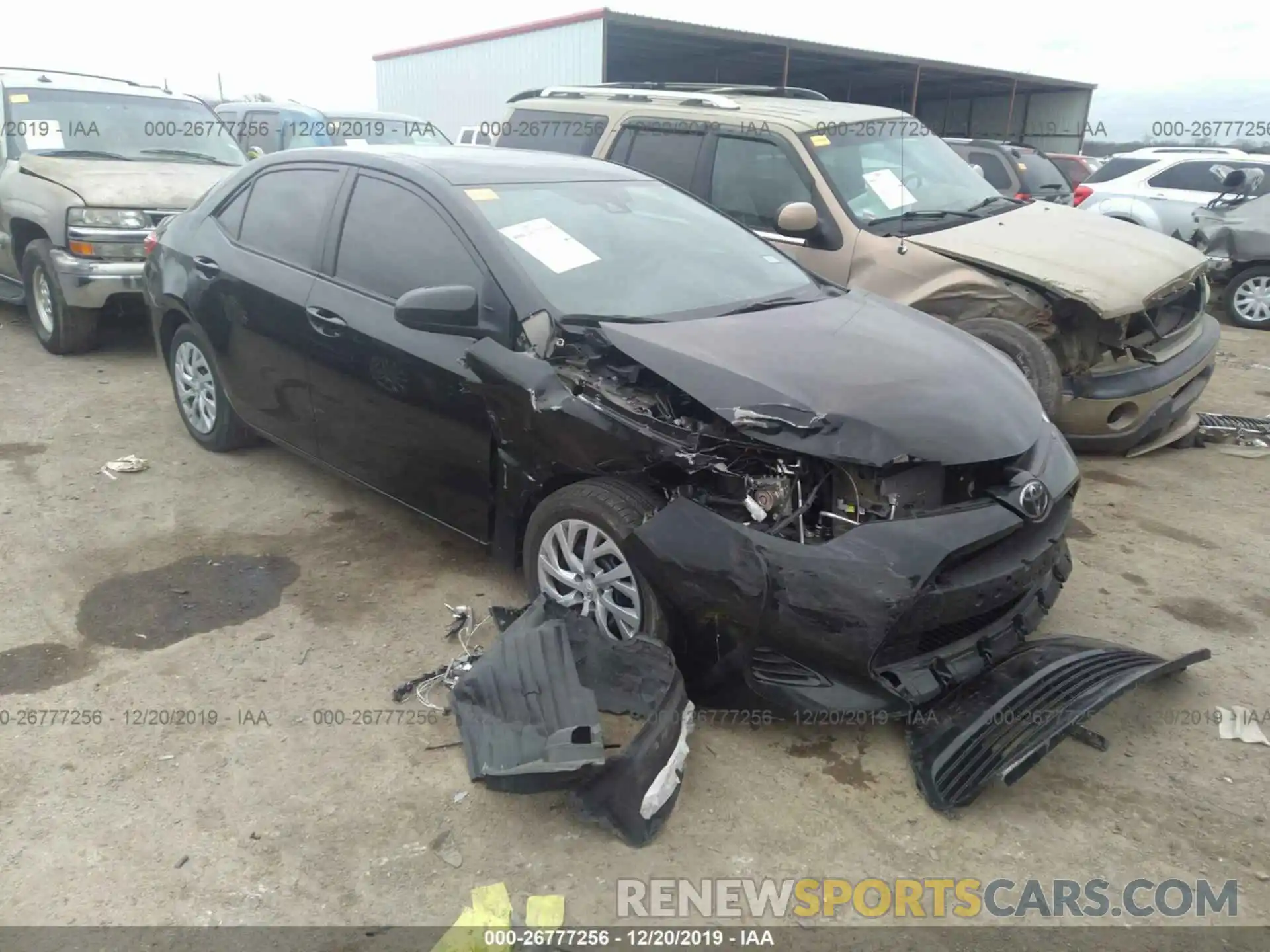 1 Photograph of a damaged car 5YFBURHE8KP862134 TOYOTA COROLLA 2019