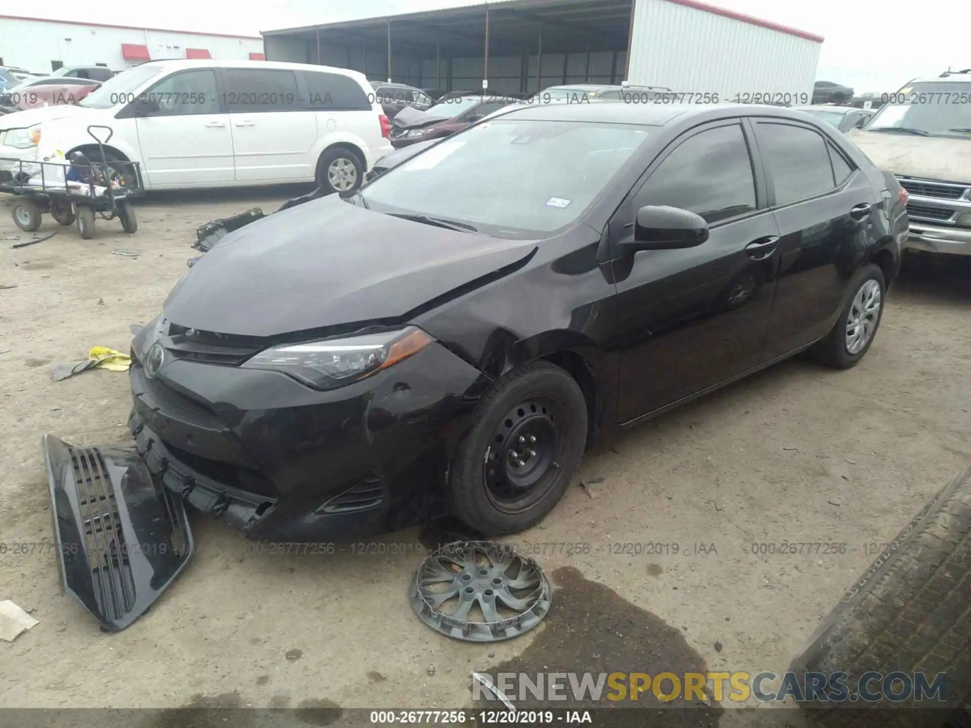 2 Photograph of a damaged car 5YFBURHE8KP862134 TOYOTA COROLLA 2019