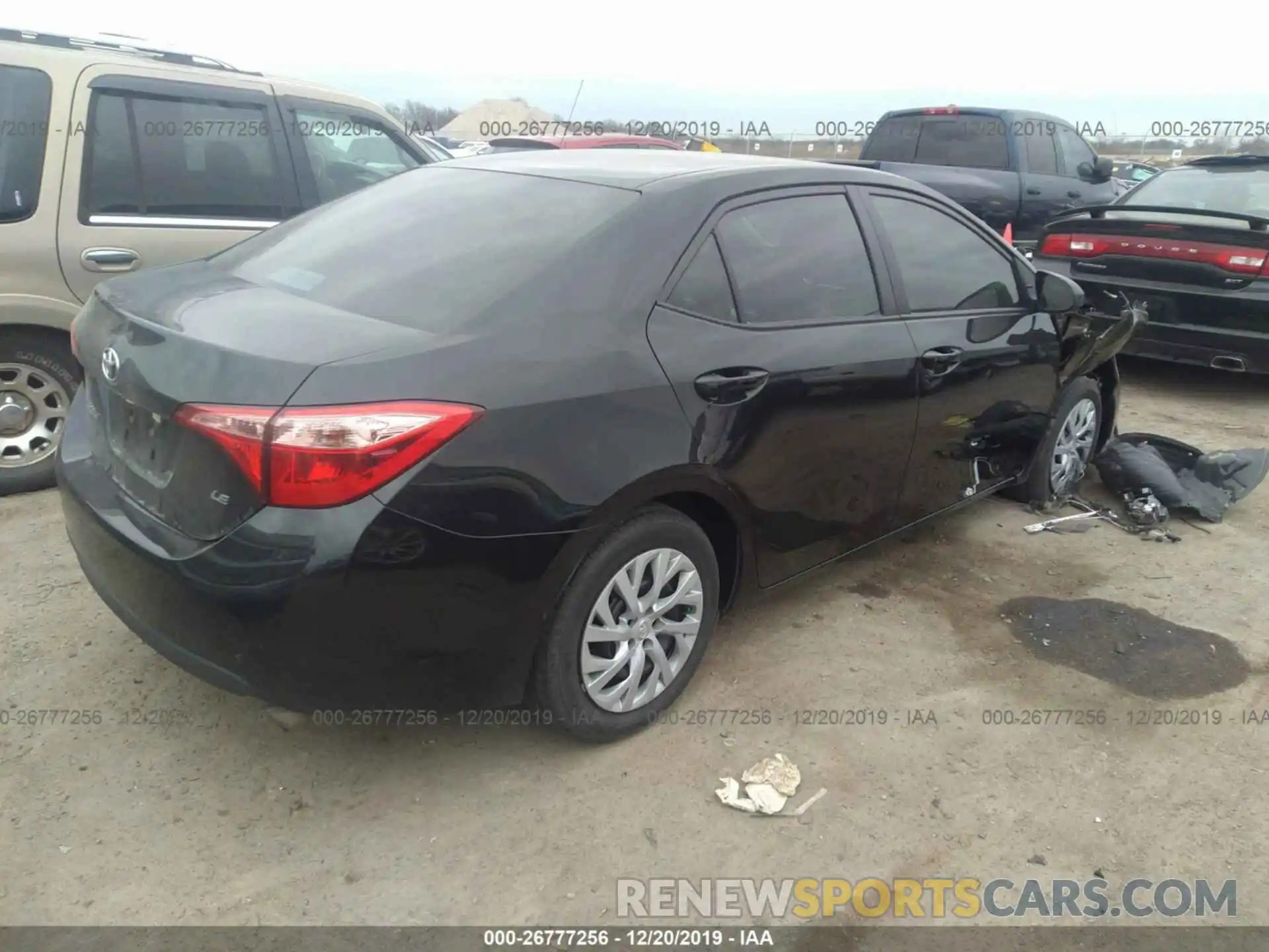 4 Photograph of a damaged car 5YFBURHE8KP862134 TOYOTA COROLLA 2019