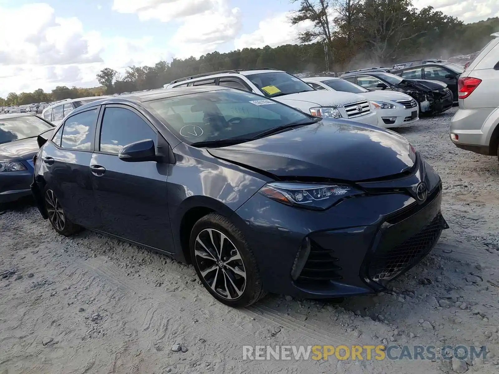 1 Photograph of a damaged car 5YFBURHE8KP862652 TOYOTA COROLLA 2019