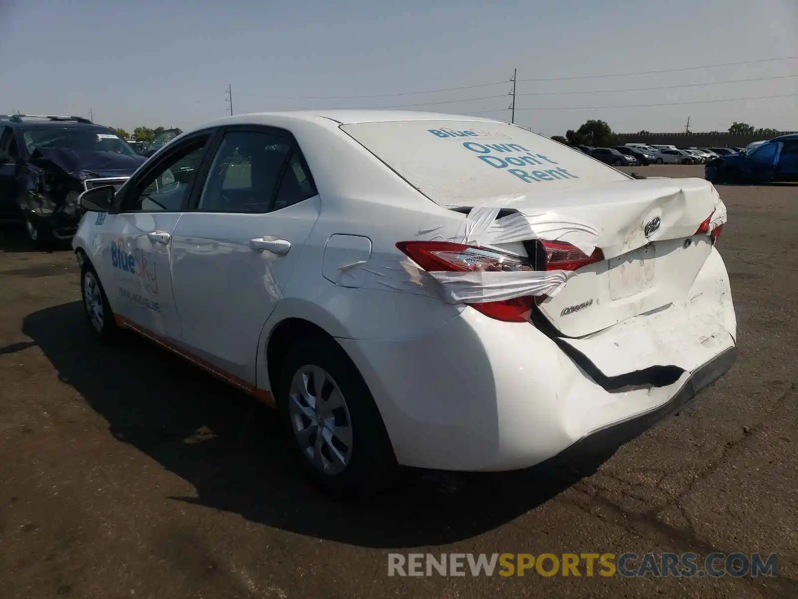 3 Photograph of a damaged car 5YFBURHE8KP863056 TOYOTA COROLLA 2019