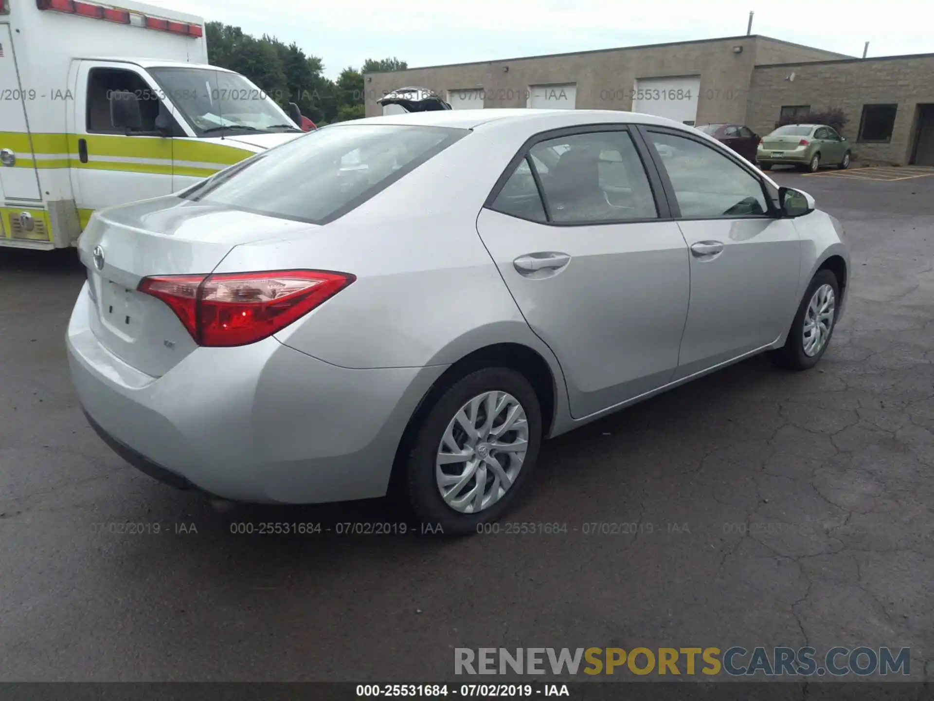 4 Photograph of a damaged car 5YFBURHE8KP863090 TOYOTA COROLLA 2019