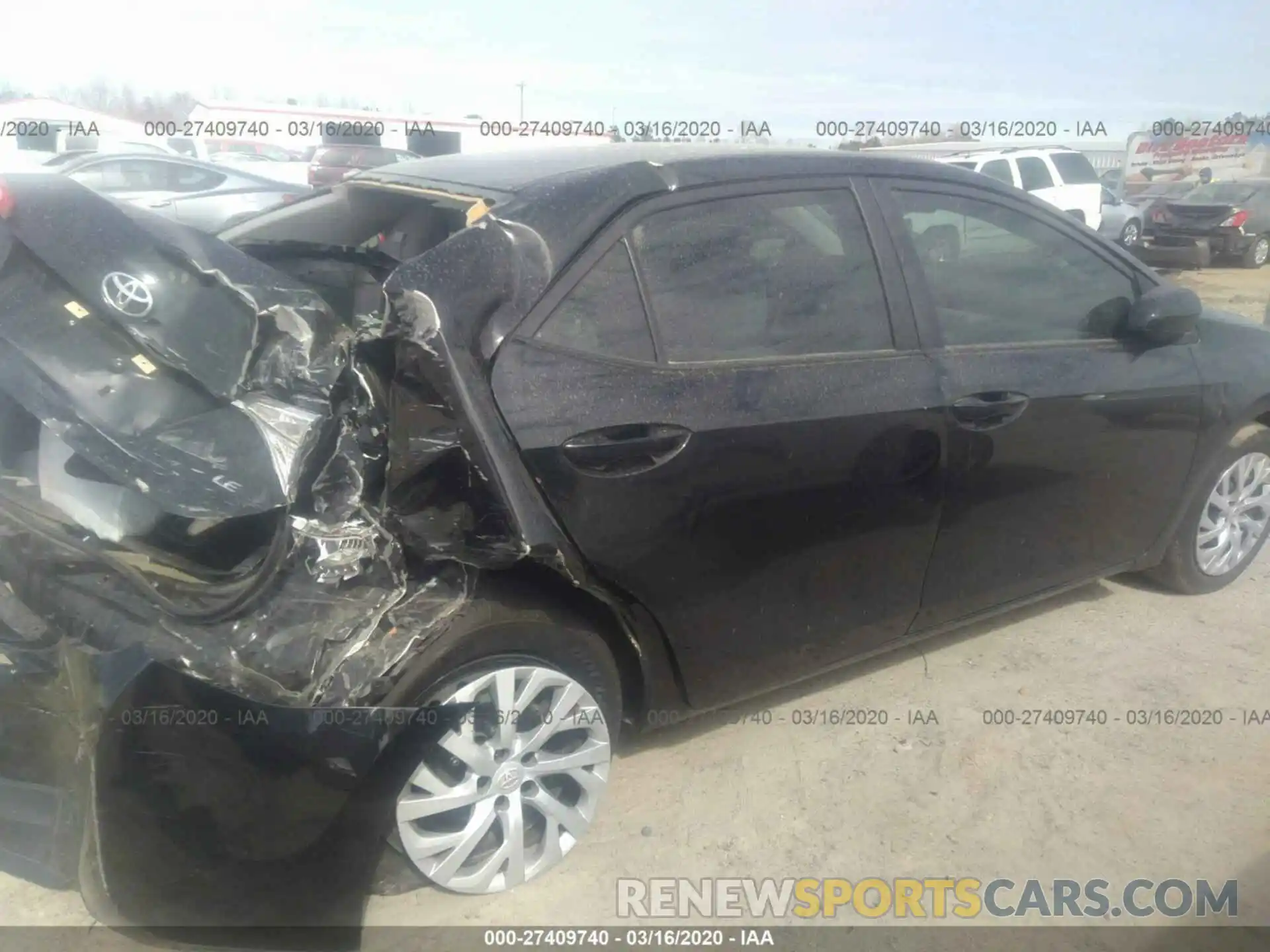 4 Photograph of a damaged car 5YFBURHE8KP863445 TOYOTA COROLLA 2019