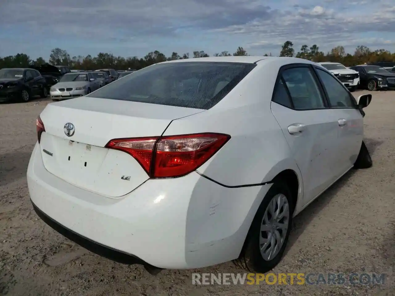 4 Photograph of a damaged car 5YFBURHE8KP863543 TOYOTA COROLLA 2019