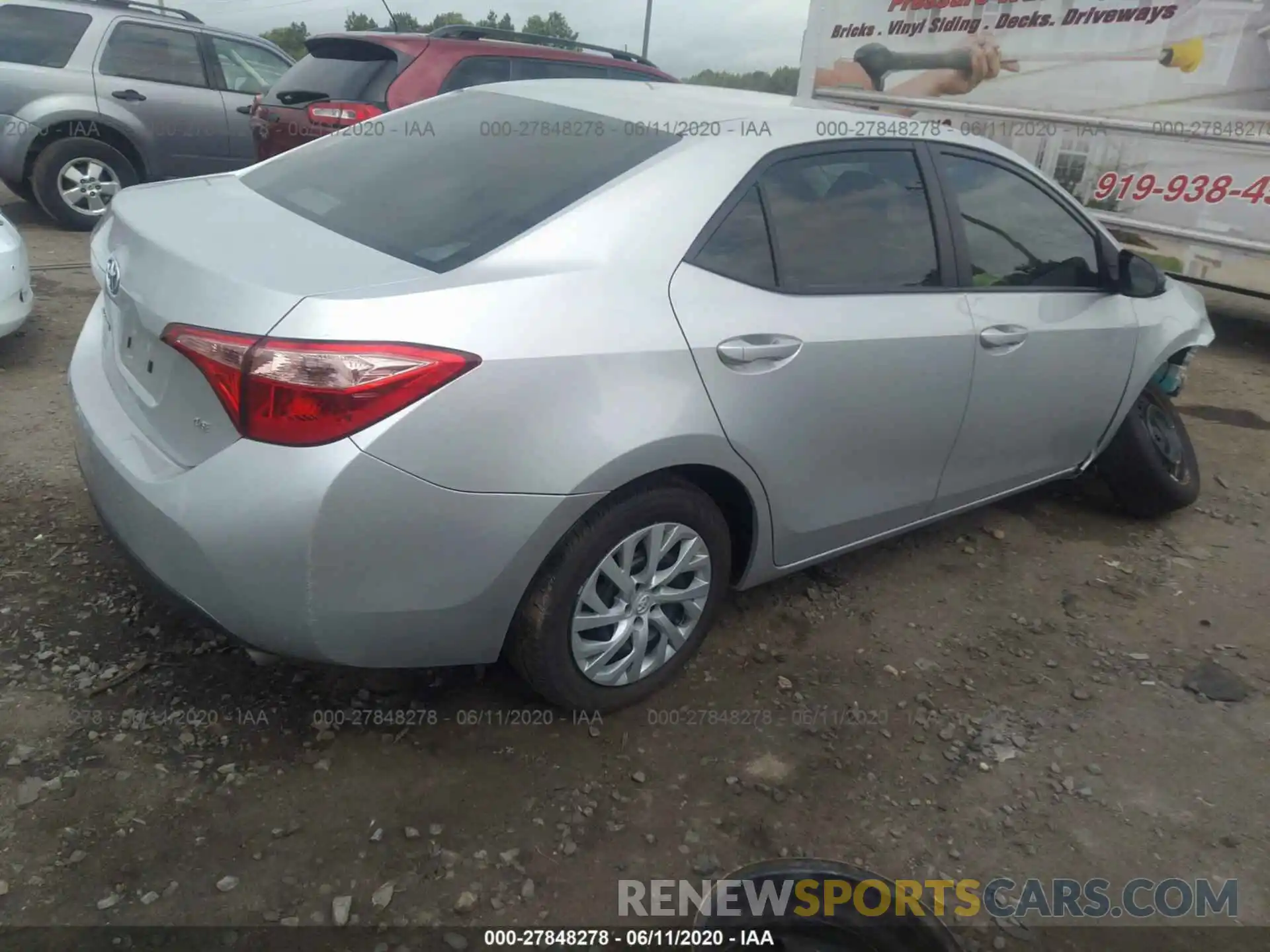 4 Photograph of a damaged car 5YFBURHE8KP863557 TOYOTA COROLLA 2019