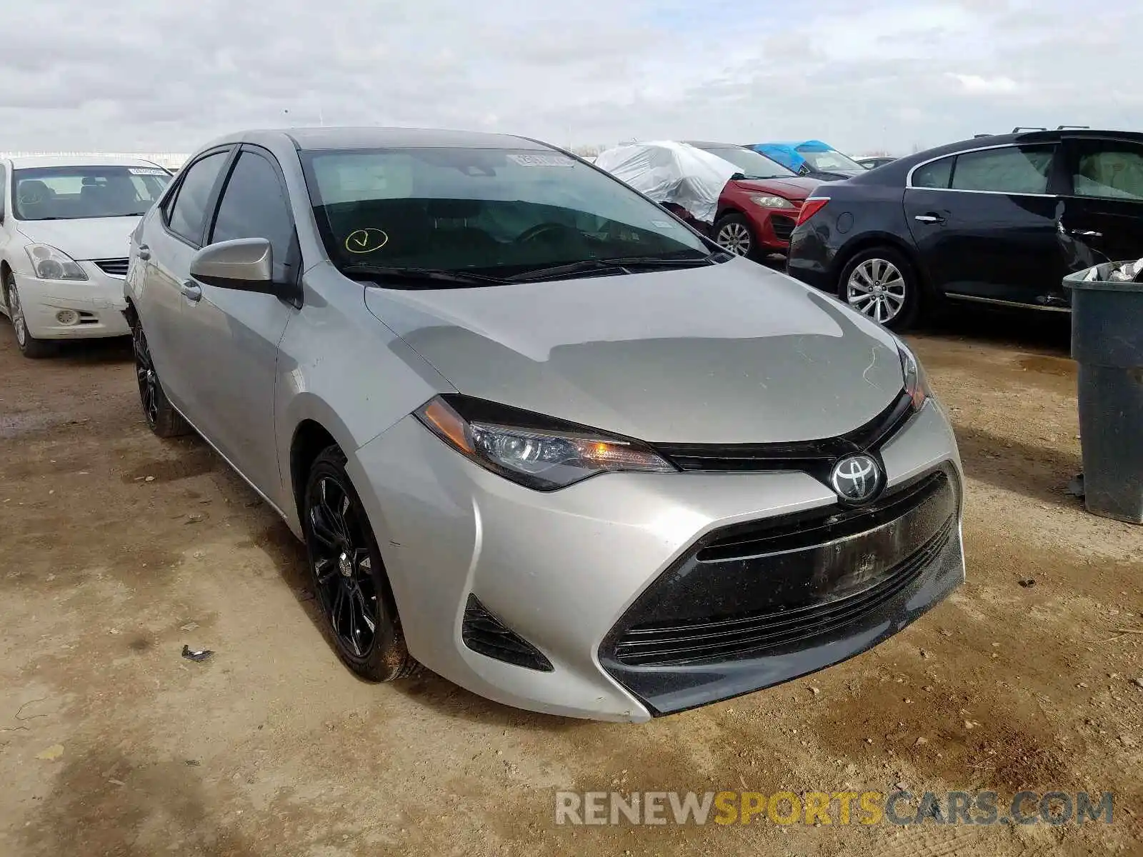 1 Photograph of a damaged car 5YFBURHE8KP864594 TOYOTA COROLLA 2019