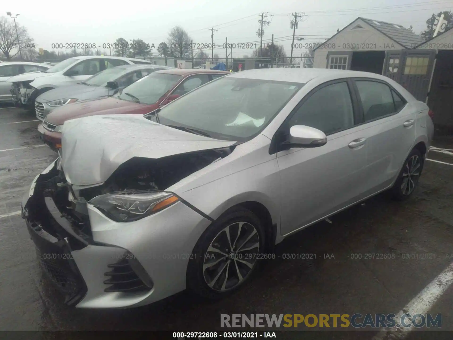 2 Photograph of a damaged car 5YFBURHE8KP864630 TOYOTA COROLLA 2019