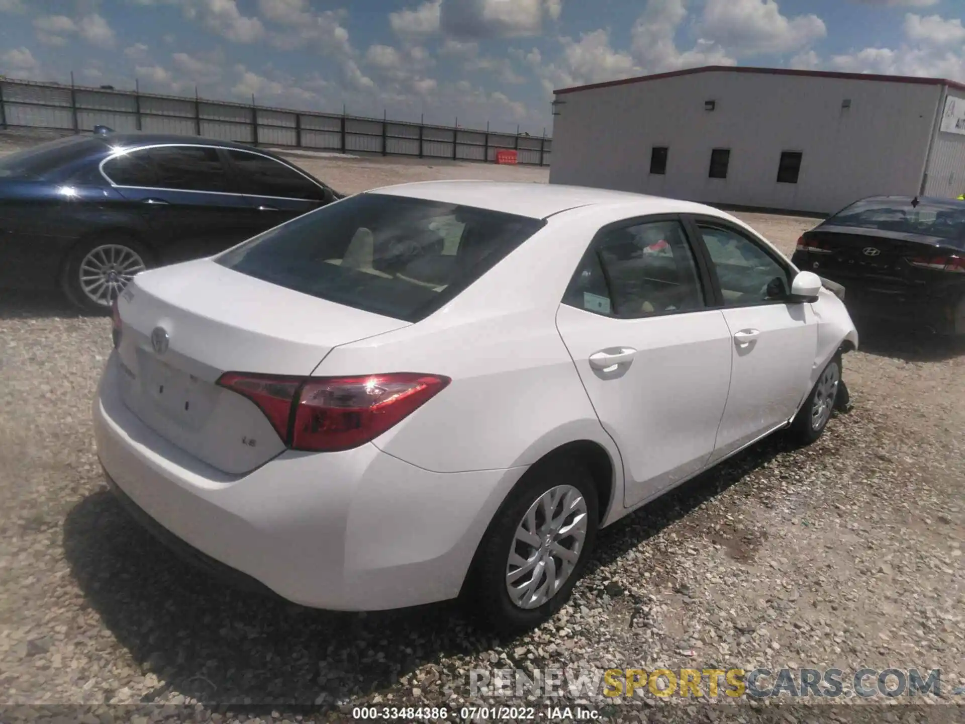 4 Photograph of a damaged car 5YFBURHE8KP864658 TOYOTA COROLLA 2019