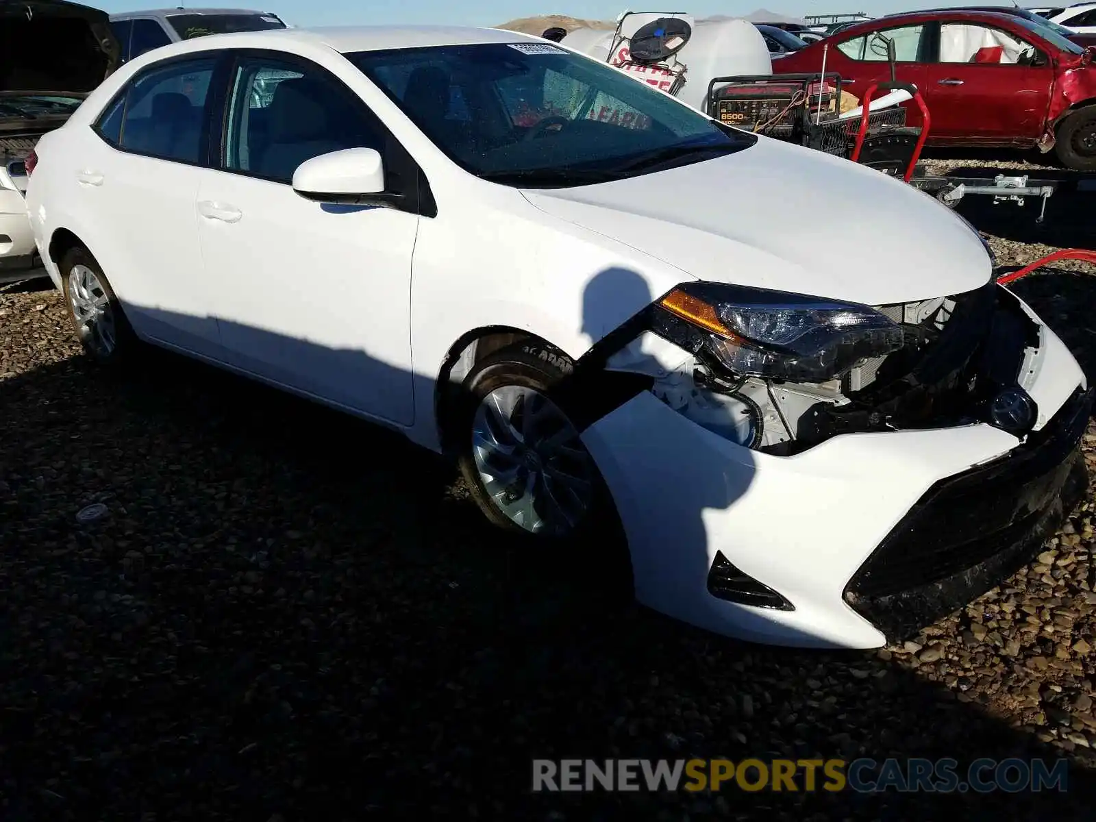 1 Photograph of a damaged car 5YFBURHE8KP864708 TOYOTA COROLLA 2019