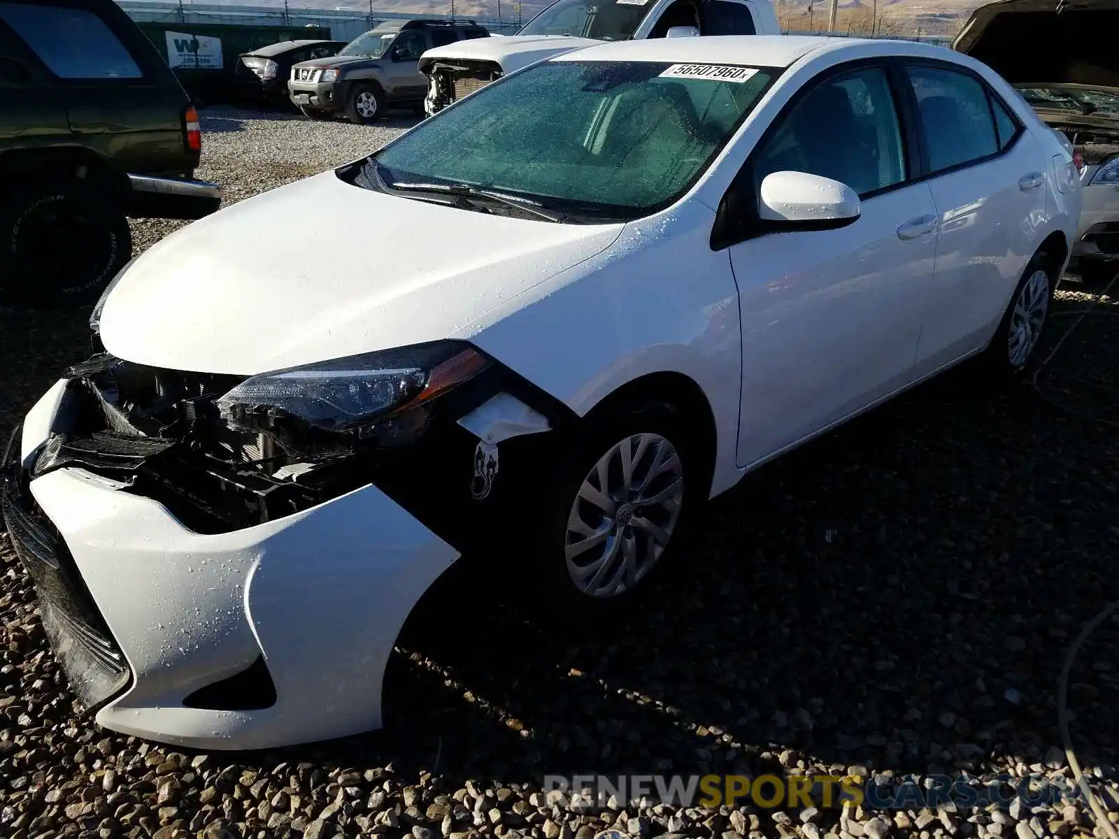 2 Photograph of a damaged car 5YFBURHE8KP864708 TOYOTA COROLLA 2019