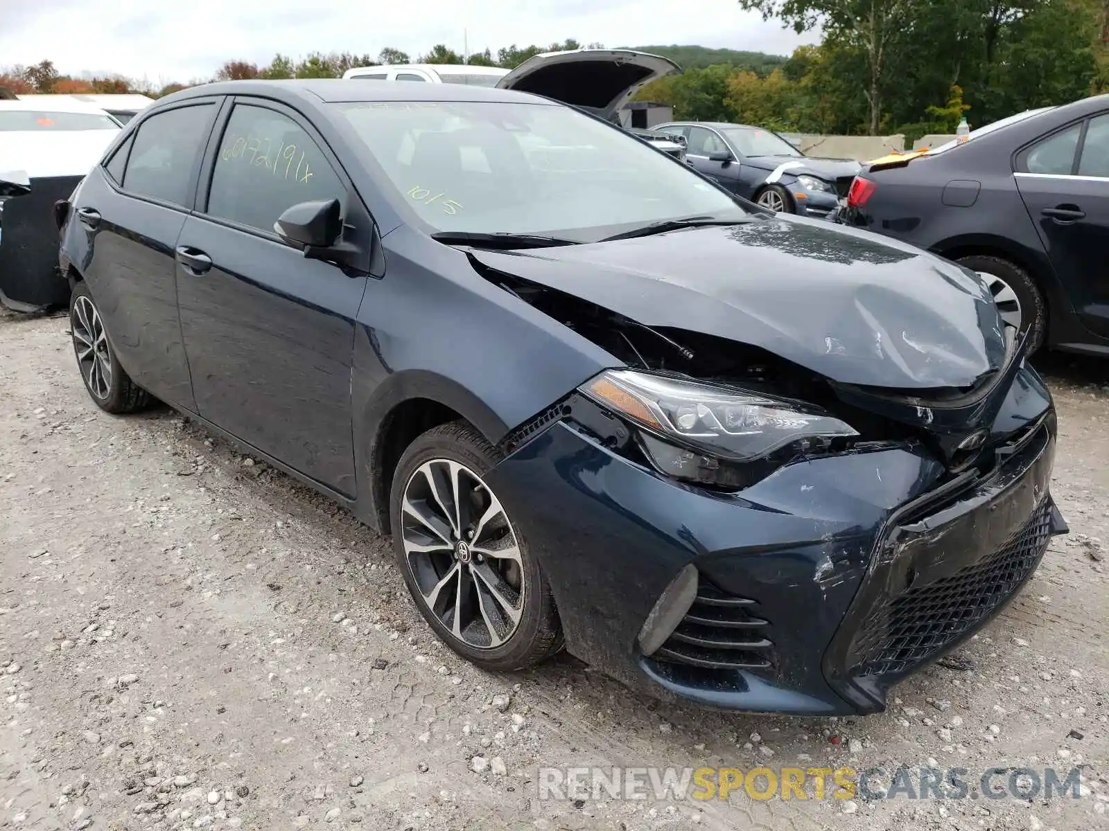 1 Photograph of a damaged car 5YFBURHE8KP865146 TOYOTA COROLLA 2019